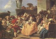 Carnival Scene or the Minuet (mk05) Giovanni Battista Tiepolo